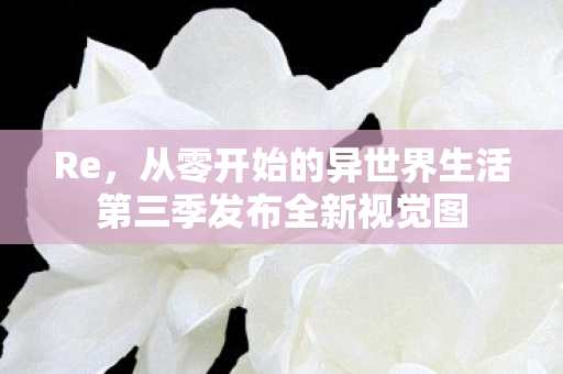 Re，从零开始的异世界生活第三季发布全新视觉图