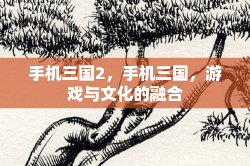 手机三国2，手机三国，游戏与文化的融合
