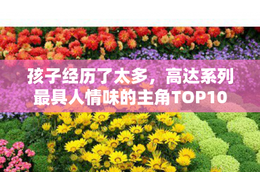 孩子经历了太多，高达系列最具人情味的主角TOP10