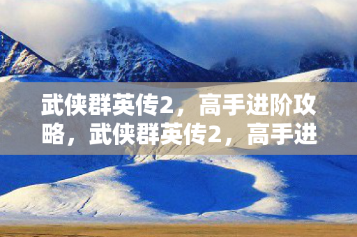 武侠群英传2，高手进阶攻略，武侠群英传2，高手进阶攻略全解析