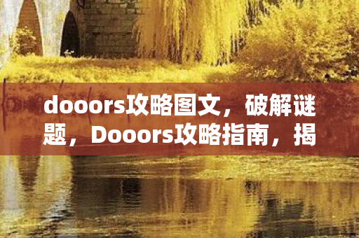 dooors攻略图文，破解谜题，Dooors攻略指南，揭秘Dooors，攻略图文与谜题破解指南