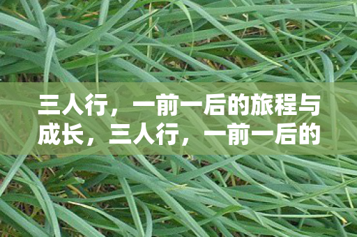 一前一后的旅程与成长图片