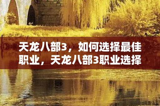 天龙八部3，如何选择最佳职业，天龙八部3职业选择指南，打造你的专属江湖之路