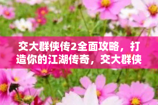 交大群侠传2全面攻略，打造你的江湖传奇，交大群侠传2全面攻略，打造你的江湖传奇之路